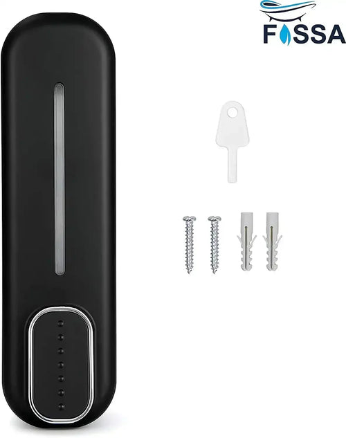 350 ml Wall Mounted Black manual Soap Dispenser
